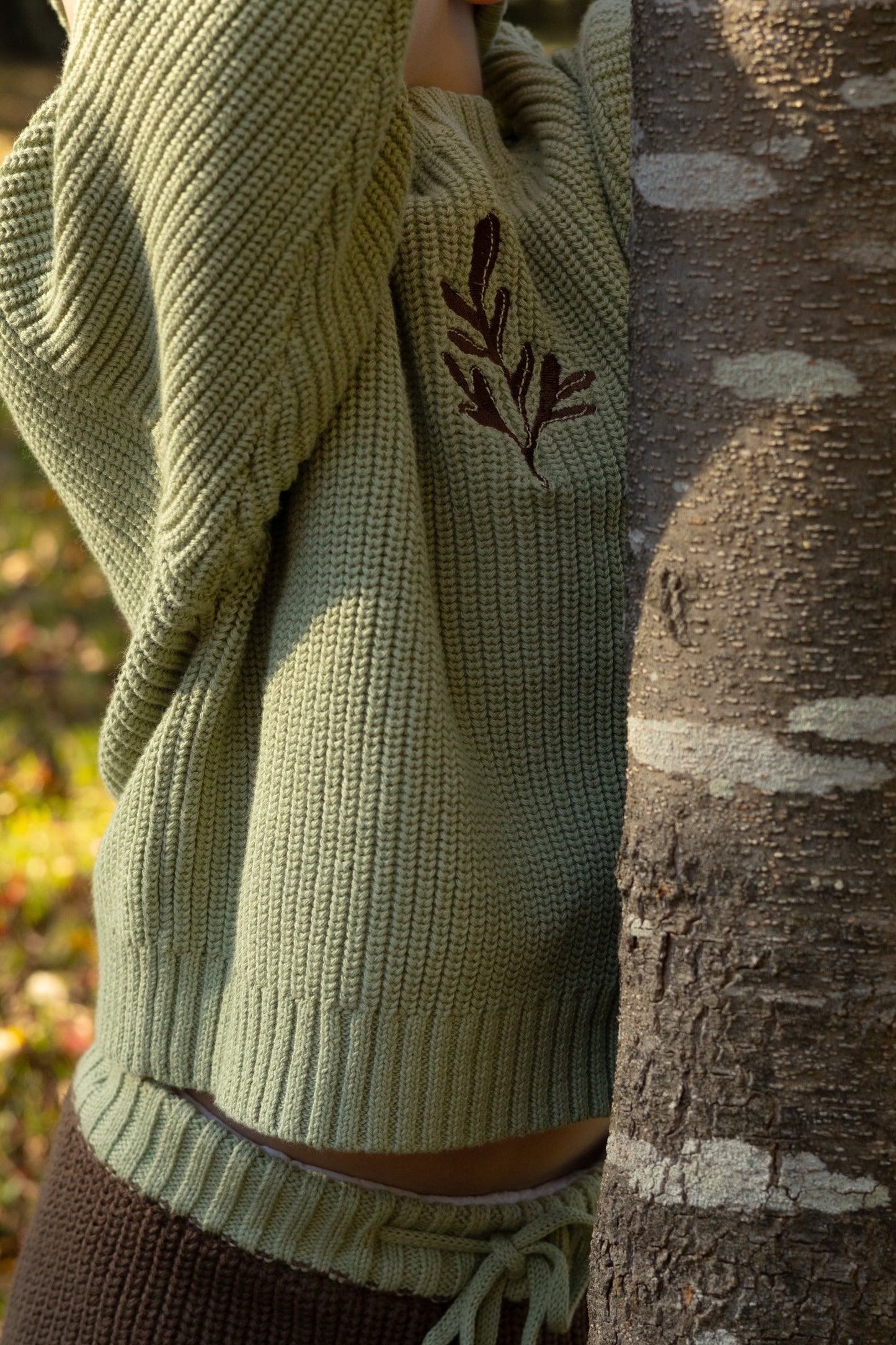 Classic Knit Jumper - Woodland Sage