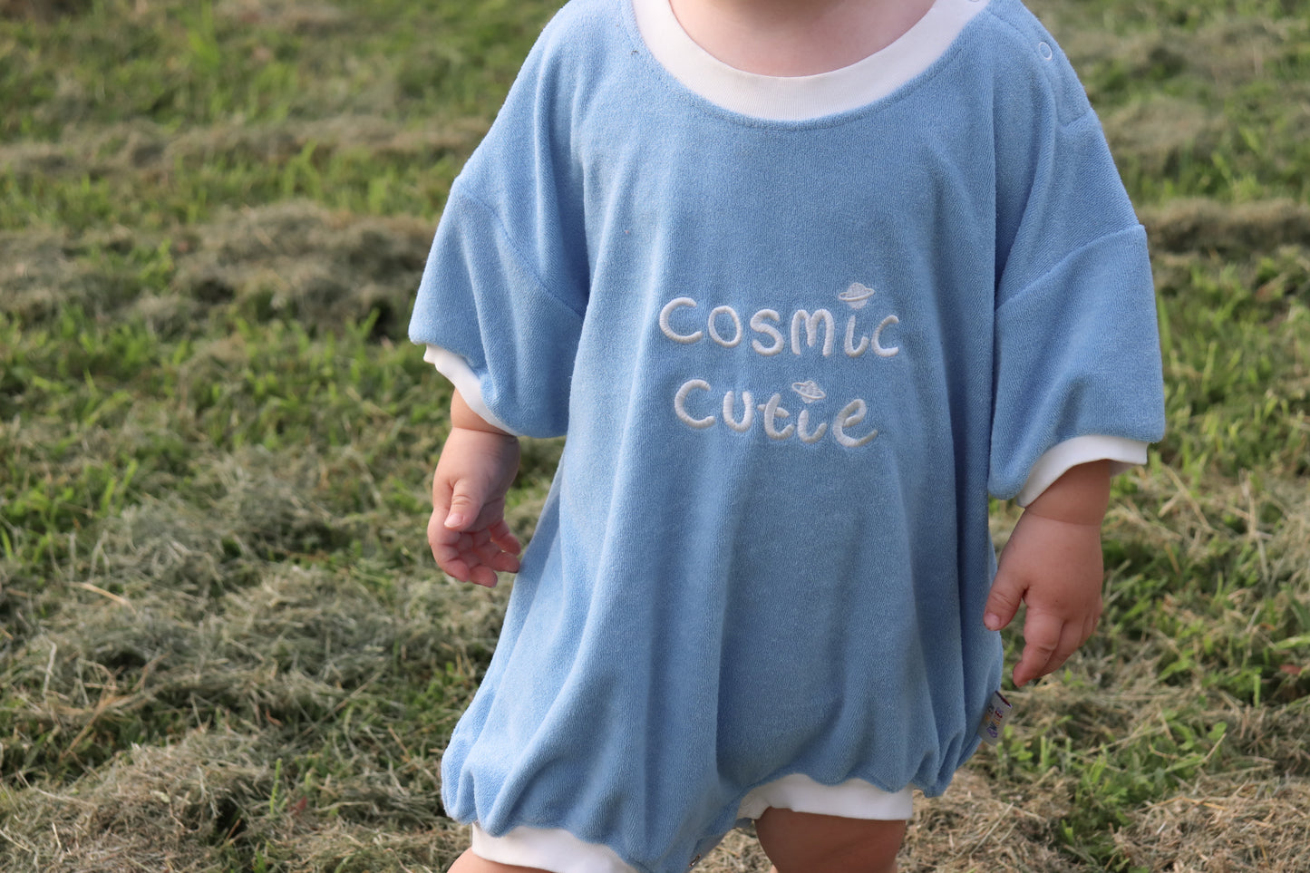 Cosmic Cutie Romper - Blue