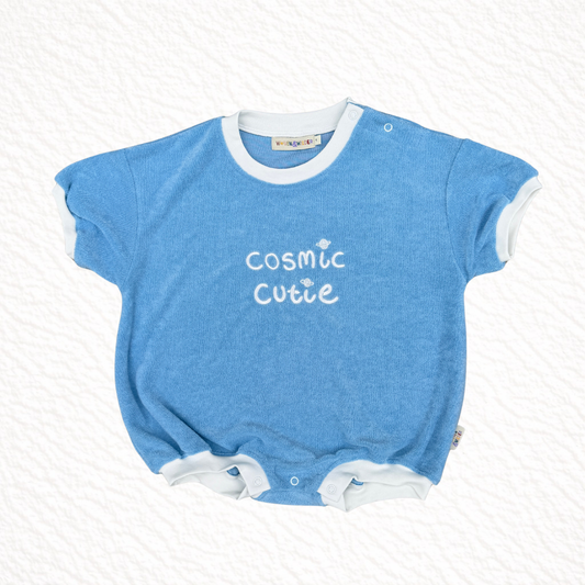 Cosmic Cutie Romper - Blue