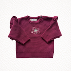 Ruffle Knit Jumper - Meadow Bloom