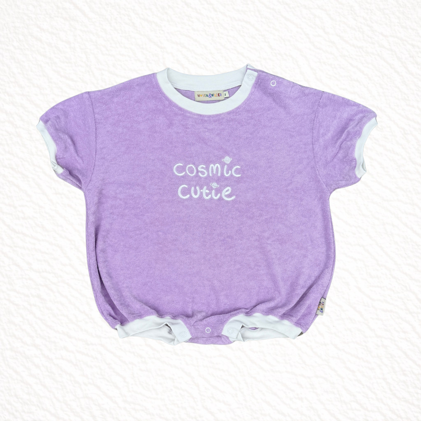 Cosmic Cutie Romper - Purple