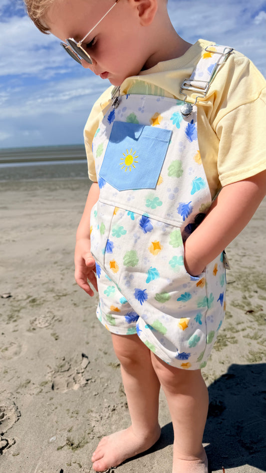 Solstice Straight Overalls - Ocean