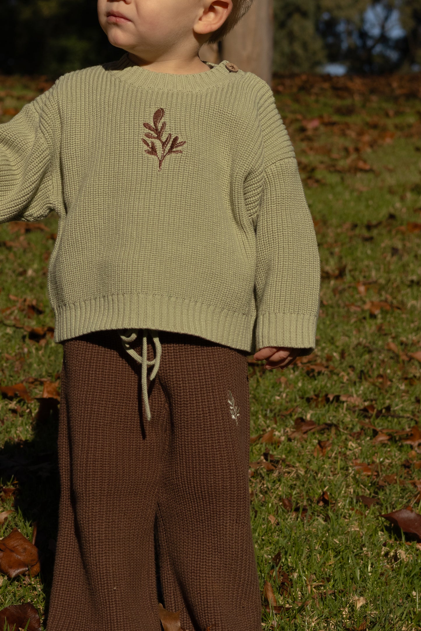 Classic Knit Jumper - Woodland Sage