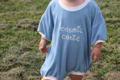 Cosmic Cutie Romper - Blue