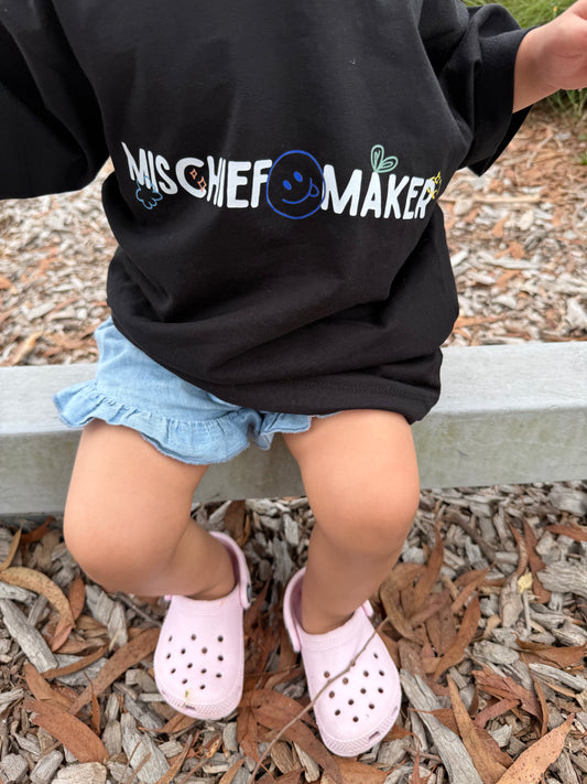 Mini Attitude Tee - Mischief Maker