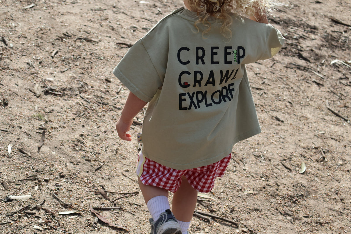 Creep, Crawl, Explore Tee - Woven & Wilder x Krystel