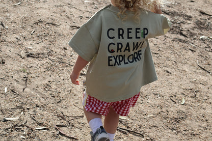 Creep, Crawl, Explore Tee - Woven & Wilder x Krystel
