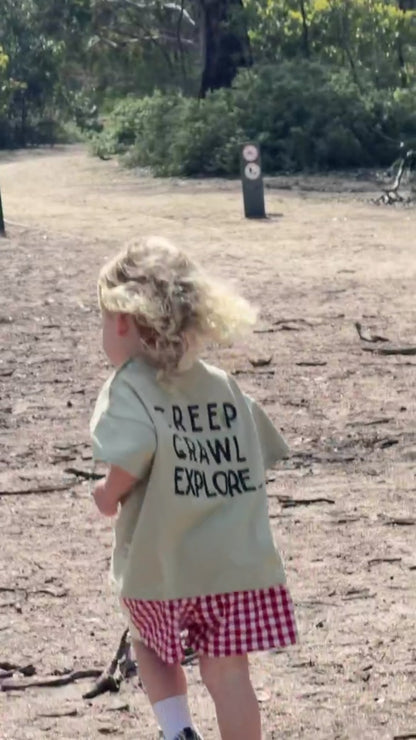 Creep, Crawl, Explore Tee - Woven & Wilder x Krystel