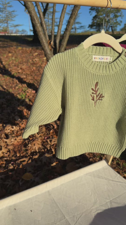 Classic Knit Jumper - Woodland Sage